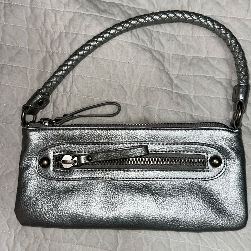 HOLLYWOOD INTUITION BY JAYE HERSH BLACK MOTO PURSE